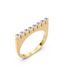 Twiggy Ring CZ Gold