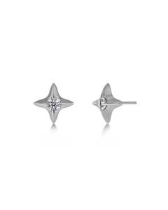 Earrings: Stellar Studs Steel