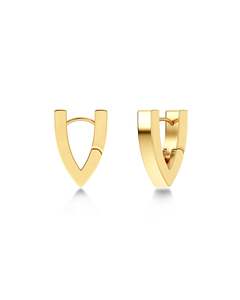 Hoop Earrings Nz: Valley Hoops S Gold