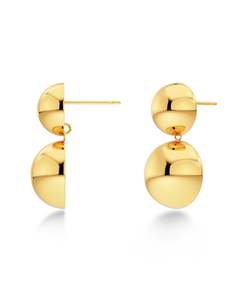 Trends Jewellery Nz: Sphere Earrings S Gold