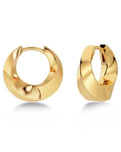 Helix Hoops L Gold