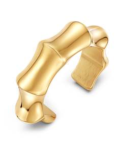 Chunky Jewellery: Cane Bangle Gold