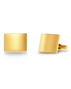 Bracelets: Cufflink Square Gold