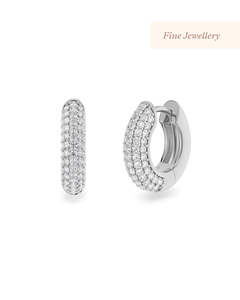 Hoop Earrings Nz: Luxe Hoops Silver