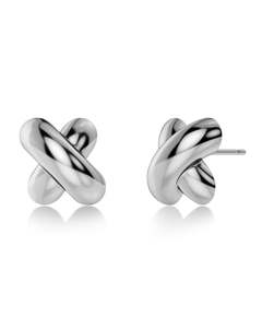 Earrings: Alexa Studs L Steel