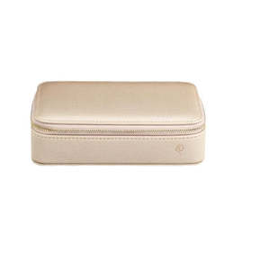 Jewellery Travel Case L Light Clay Gold