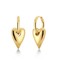 Earrings: Amore Hoops L Gold