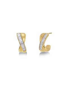 Earrings: Andorra Duo Creoles S Gold