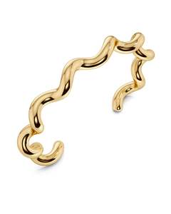 Bracelets: Spiral Bangle Gold