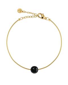 Aura Bracelet S Black Gold