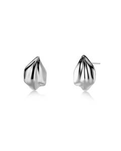 Earrings: Petal Studs S Silver