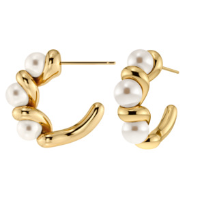 Margot Hoops L Gold