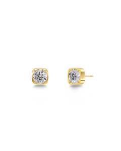 Earrings: Gemma Studs Gold