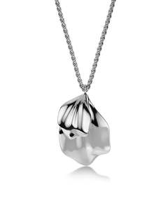 Necklaces: Petal Necklace L Silver