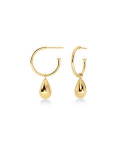 Drop Hoops Gold