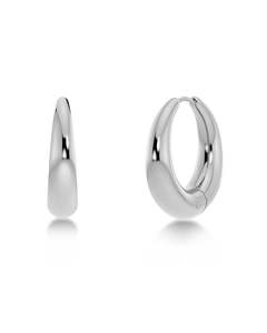 Furo Hoop Earrings L Steel