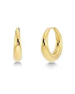 Furo Hoop Earrings L Gold