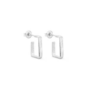 Lignis Thin Silver-Plated Hoops Small