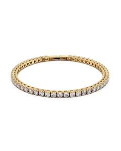 Tennis Gold Bracelet
