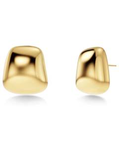 Mira Gold Stud Earrings – Large