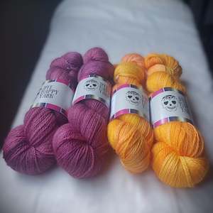 4ply: Kindness 4ply - Felice & California Poppy