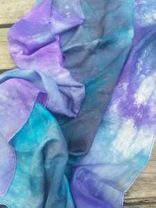 Accessories 1: Play Silk/Silk Scarf - Large Purple/Blue