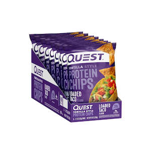 Quest Nutrition Tortilla Style Protein Chips - Loaded Taco (8 Pack)