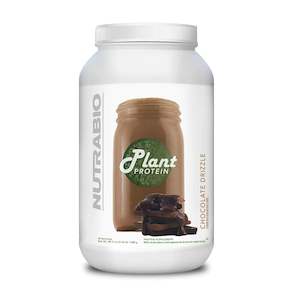 Plant Protein: NutraBio Plant Protein Powder - Chocolate Drizzle (2.42LB)