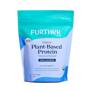 Plant Protein: Further Food Organic Plant-Based Protein - Unflavoured (540g)