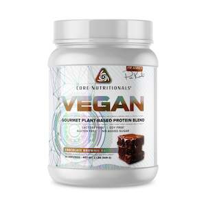 Core Nutritionals Vegan Gourmet Protein Blend - Chocolate Brownie Batter (2LB)