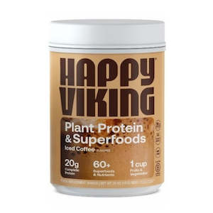 Happy Viking Plant Protein & Superfoods by Venus Williams - Iced Coffee (1.5LB)