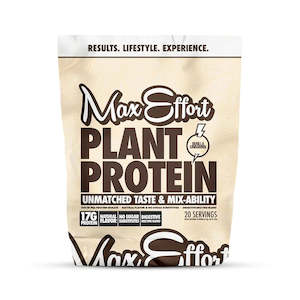 Plant Protein: MAX Effort Plant Protein - Vanilla Cinnamon (456g)
