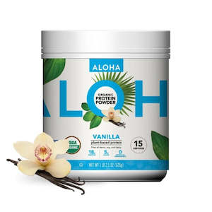 Plant Protein: ALOHA Organic Plant Based Protein - Vanilla (1LB)