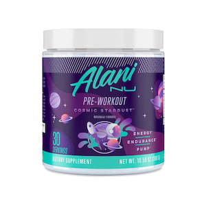 Pre Workout: Alani Nu Pre Workout Powder - Cosmic Stardust (300g)