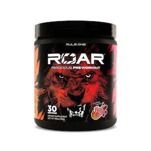 Pre Workout: Rule 1 Roar Pre-Workout Powder Fruit Punch (315g)