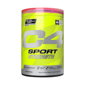Pre Workout: Cellucor C4 Sport Strength Pre-Workout Powder - Fruit Punch (410g)