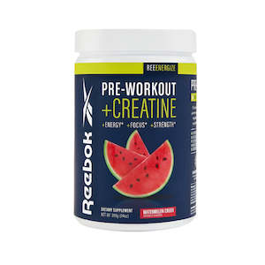 Pre Workout: Reebok ReeEnergize Pre-Workout & Creatine - Watermelon Crush (399g)