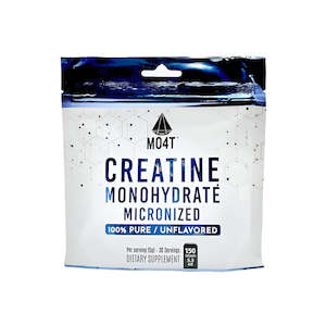 MO4T Premium Creatine Monohydrate Micronized Powder - Unflavored (150g)