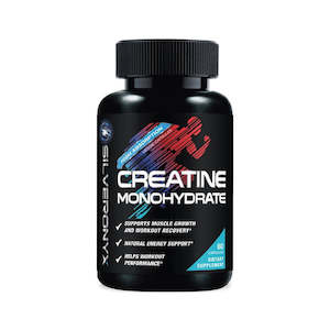 SilverOnyx Creatine Monohydrate Capsules – Unflavored (60 Capsules)