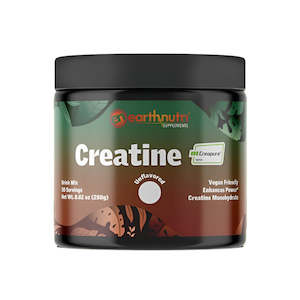 Creatine: EarthNutri Creatine Monohydrate Powder - Unflavored (250g)