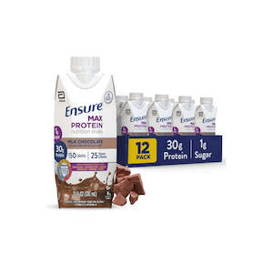Protein Drinks: Ensure Max Protein Shake - Milk Chocolate (12 Pack)