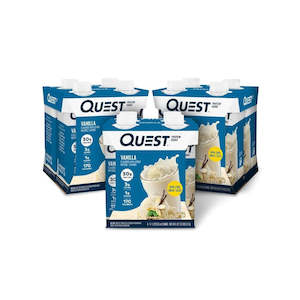 Protein Drinks: Quest Nutrition Protein Shake 325ml - Vanilla (12 Pack)