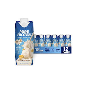 Protein Drinks: Pure Protein Complete Protein Shake - Vanilla Milkshake (12 Pack)