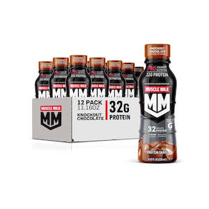 Protein Drinks: Muscle Milk Pro Series Protein Shake - Knockout Chocolate (12 Pack)