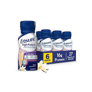 Protein Drinks: Ensure Max Protein Nutrition Shake - Vanilla (6 Pack)