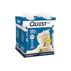 Quest Nutrition Protein Shake - Vanilla (4 Pack)