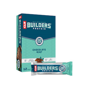 CLIF Builders Protein Bar - Chocolate Mint (12 Pack)