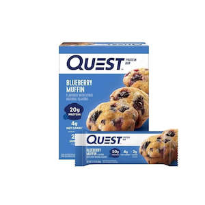 Protein Bars: Quest Nutrition Protein Bars - Blueberry Muffins (4 Pack)