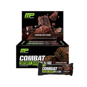 Protein Bars: MusclePharm Combat Sport Bar - Chocolate Cake (12 Pack)