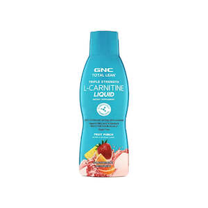 GNC Total Lean Triple Strength L-Carnitine Liquid - Fruit Punch (473mL)